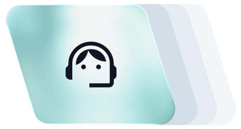 Customer support staffing icon, AiQO customer service teams