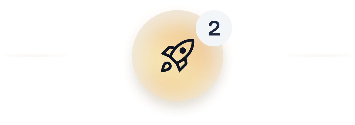 Launch phase icon, AiQO deploying talent into your operation